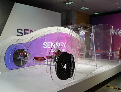 The brakes also rolled up! Experience the Brembo SENSIFY intelligent braking system